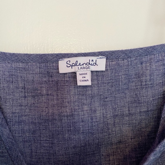 Splendid Chambray Button Down Dress - Picture 6 of 11